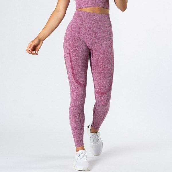 Queen Mesh 7/8 Tights, Mulberry Melange
