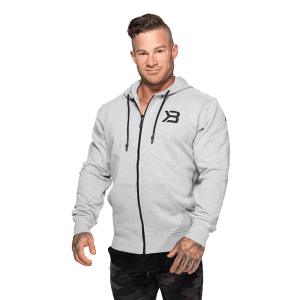 Stanton Hoodie, Light Grey Melange