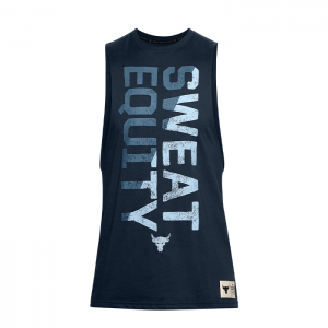 UA Project Rock Sweat Equity Tank, Academy