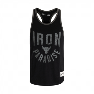 UA Project Rock Iron Paradise Tank, Black