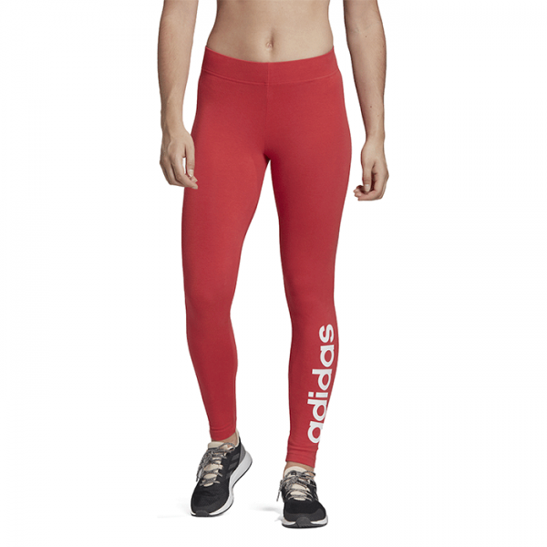 Adidas Essential Linear Tights, Red