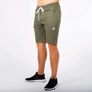 Star Mesh Shorts, Olive