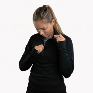 CLN Viper ws 1/2 Zip, Black