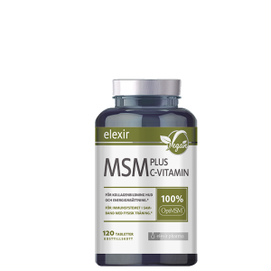Elexir Pharma MSM + C Vitamin, 120 tablettia