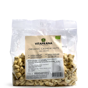 Organic Cashew Nuts, 750g