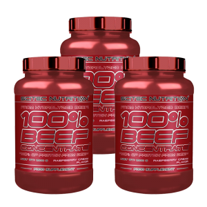 3 x 100% Beef Concentrate, 2000 g, BIG BUY