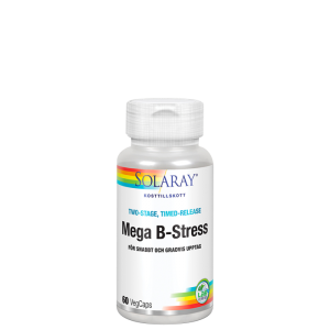 Solaray Mega B-Stress, 60 kapselia