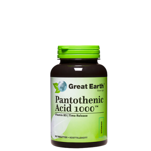 Pantothenic Acid, 1000 mg, 90 tablettia