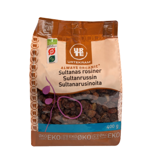 Sultanarusinoita Luomu, 400 g