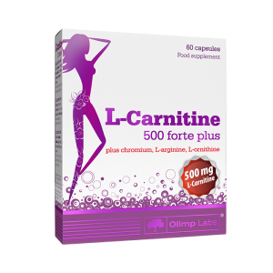 L-Carnitine 500 Forte Plus, 60 kapselia