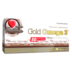 Omega 3 Gold, 1000 mg, 60 kapselia