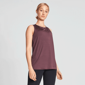 Moa Loose Wrap Top, Dark Wine