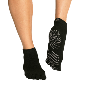Black Grippy Yoga Socks
