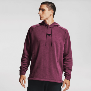 UA Project Rock CC Hoodie, Level Purple