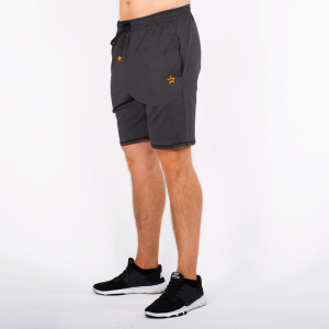 Star Premium Function Shorts, Black Melange, Men