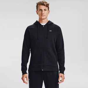 UA Rival Fleece FZ Hoodie, Black