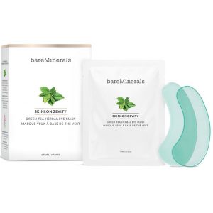 Skinlongevity Green Tea Herbal Eye Mask, 6 pcs bareMinerals Silmät