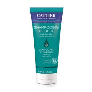 Sport Shampoo & Shower Gel, 200 ml Cattier Paris Luonnonkosmetiikka