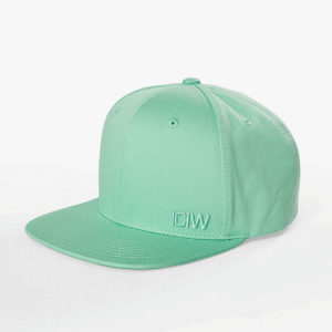 Clean Snapback Cap, Lime Green