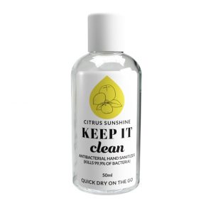 Keep It Clean Citrus Sunshine Antibacterial Hand Sanitizer, 50 ml Keep It Clean Käsivoiteet