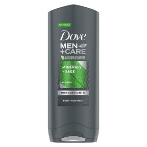 Men+Care Mineral & Sage Shower Gel, 250 ml Dove Suihku- ja kylpytuotteet