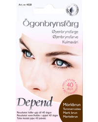 Ögonbrynsfärg, Brun