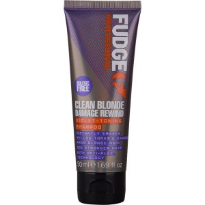 Fudge Clean Blonde Damage Rewind Violet-Toning Shampoo, 50 ml Fudge Erikoistuotteet hiuksille