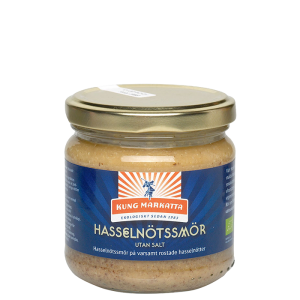 Hasselpähkinävoi ilman suolaa EKO, 180 g