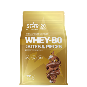 Whey-80 with bites and pieces, 750 g