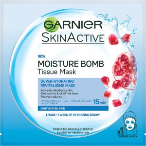 Moisture Bomb Super-Hydrating Revitalising Mask, Garnier Kasvonaamiot