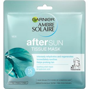 Garnier Aftersun Tissue Mask, Garnier Kangasnaamiot