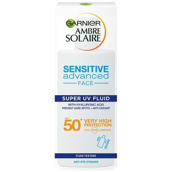 Ambre Solaire Non tinted fluid shaka anti age, 40 ml Garnier Kasvojen aurinkotuotteet