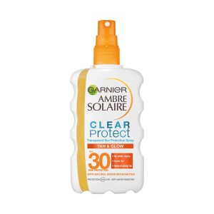 Ambre Solaire Clear protect bronzer, 200 ml Garnier Kasvojen aurinkotuotteet