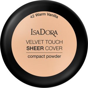 Velvet Touch Sheer Cover Compact Powder SPF20, 10 g IsaDora Puuteri