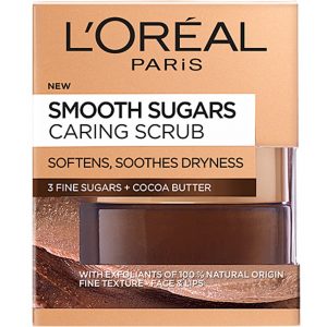 L'Oréal Paris Smooth Sugar Caring Scrub, L'Oréal Paris Kasvokuorinnat