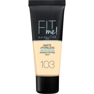 Maybelline Fit Me Matte + Poreless Foundation, 30 ml Maybelline Meikkivoide