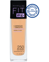 Fit Me Luminous + Smooth Foundation 30ml, Sun Beige