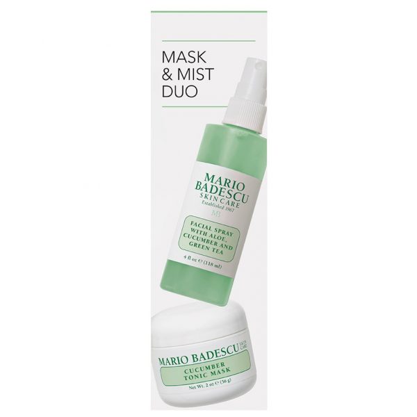 Mario Badescu Cucumber Mask & Mist Duo, Mario Badescu Ihonhoitopakkaukset
