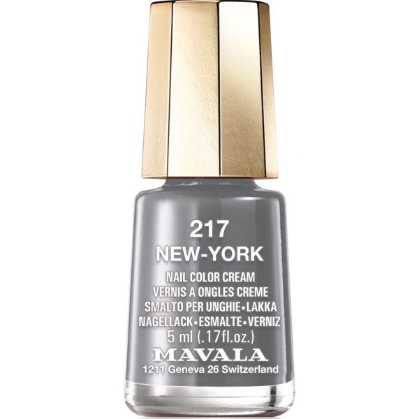 Mavala Nail Color Cream, 217 New-York, 5 ml Mavala Musta & Harmaa