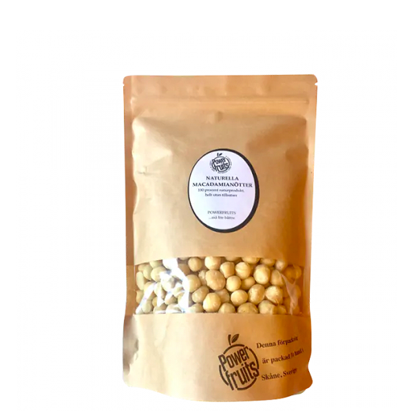 Raw Macadamia-pähkinät EKO, 500 g