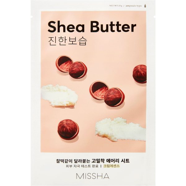 Airy Fit Sheet Mask (Shea Butter), 19 g MISSHA Vaihe 7: Kangasnaamio