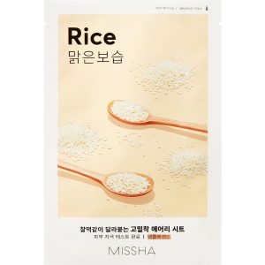 Airy Fit Sheet Mask (Rice), 19 g MISSHA Vaihe 7: Kangasnaamio
