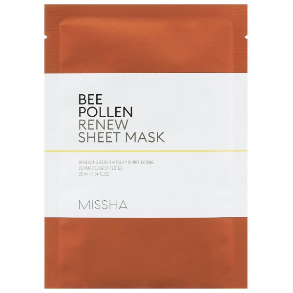 Bee Pollen Renew Sheet Mask, 25 ml MISSHA Vaihe 7: Kangasnaamio