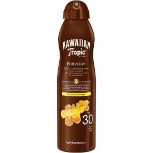 Hawaiian Tropic Dry Oil Coconut & Mango C-Spray SPF 30, 180 ml Hawaiian Tropic Päivetys