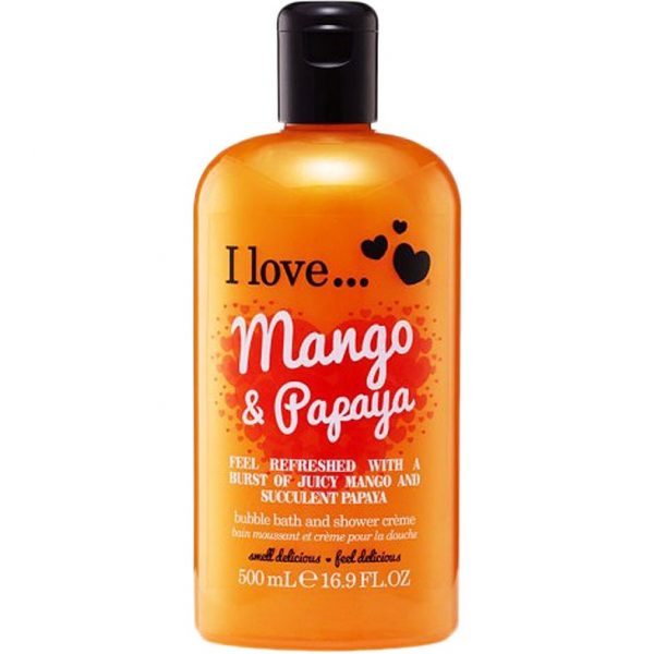 I Love... Mango & Papaya Bath & Shower Crème, 500 ml I love… Kylpyvaahdot