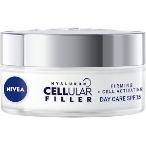 Hylauron Cellular Filler + Firming Day Cream SPF 15, 50 ml Nivea Vartalon kosteutus