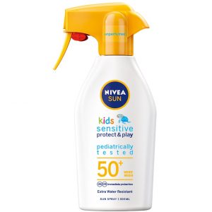 Kids Sensitive Protect Trigger Spray SPF50+, 300 ml Nivea Aurinkovoiteet