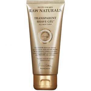 Transparent Shaving Gel, 100 ml Raw Naturals by Recipe for Men Parranajotuotteet