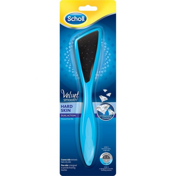 Velvet Smooth Dual Action Foot File, Scholl Jalkojenhoito