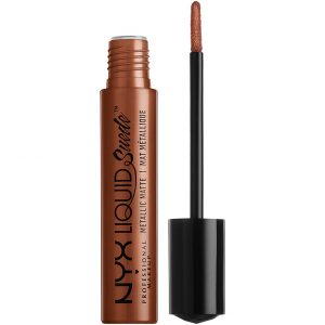 Liquid Suede Metallic Matte Cream Lipstick, NYX Professional Makeup Huulipuna